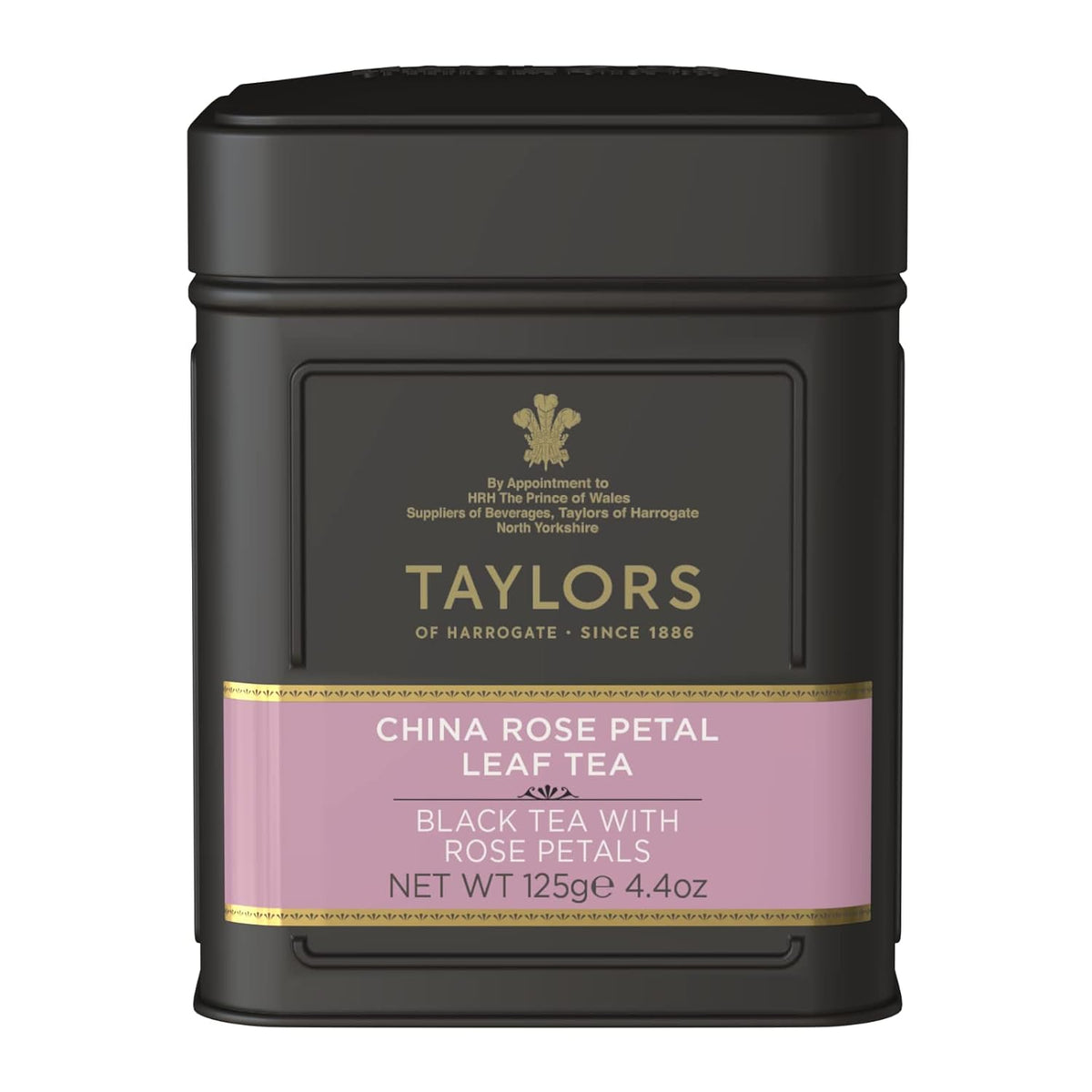 Taylors of Harrogate China Rose Petal Loose Leaf Tin, 4.41 oz
