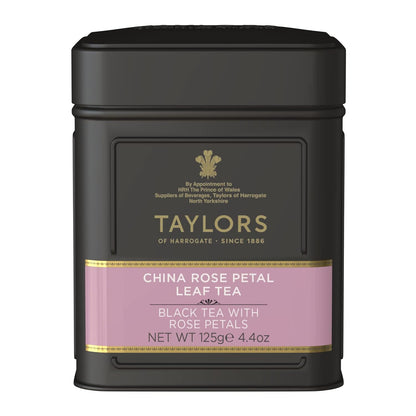 Taylors of Harrogate China Rose Petal Loose Leaf Tin, 4.41 oz