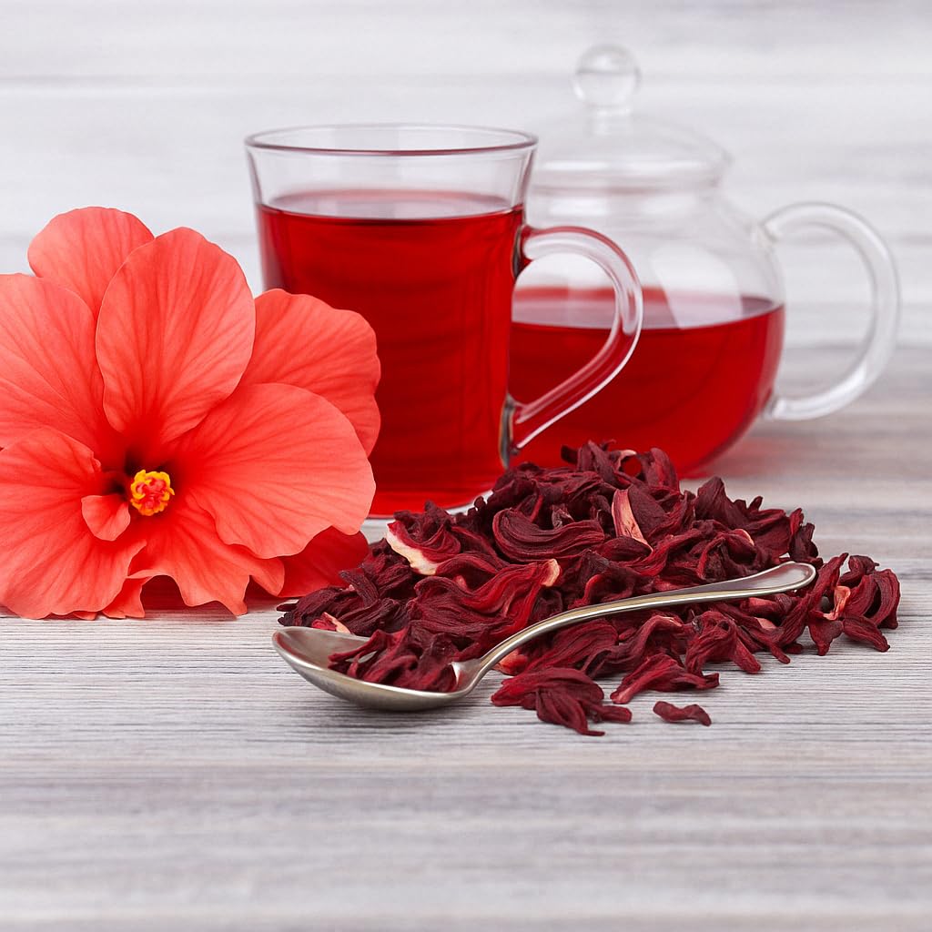 Tozzy Organic Hibiscus Tea, 100 Pyramid Tea Bags