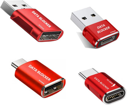 Data Blocker, USB C Data Blocker Protect Against Juice Jacking, 6-pcs