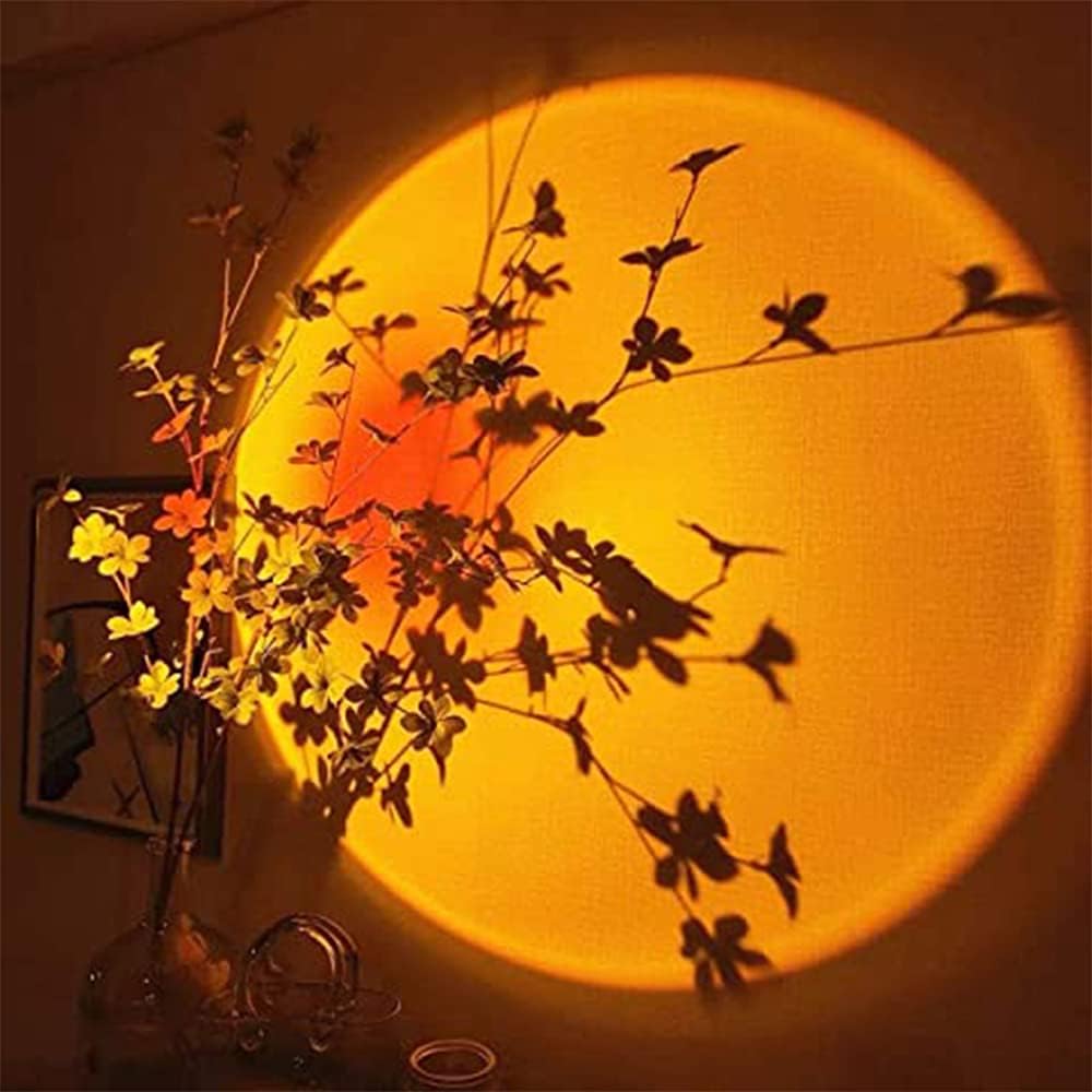 Sunset Lamp Projector Multicolor Changing LED Projection Lamps 16color