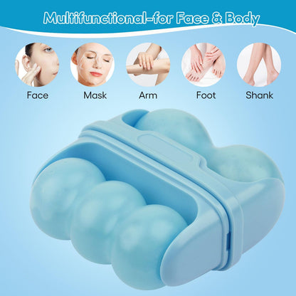 Fronnor Ice Roller for Face,Eyes,Cooling to Tighten Brighten Complexion, Soothing Skin Care Tool, Massager Under Eye Puffiness,Gift for Women