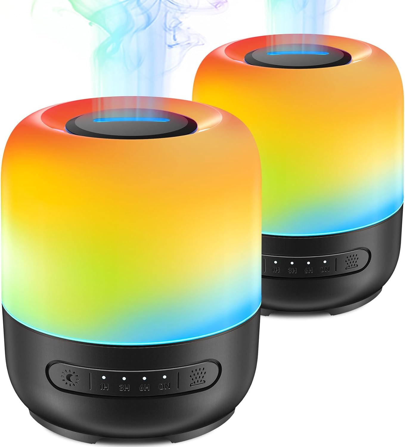Essential Oil Diffuser, 300ml Ultrasonic Aromatherapy Oil Diffuser & Humidifier with 7 Color Night Lights, Quiet 20dB Operation for 12 Hours, for Home, Bedroom, Office (1)