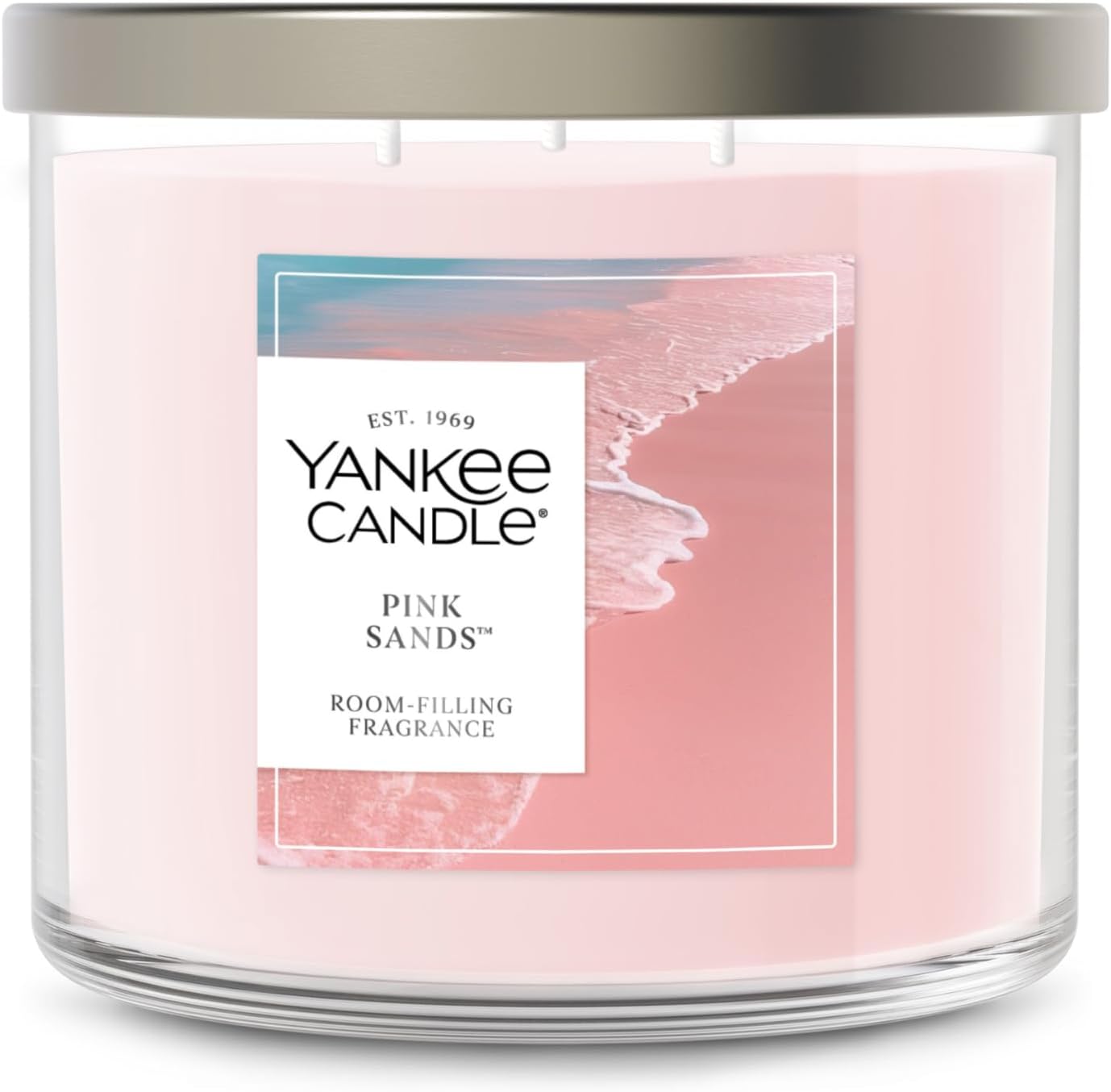 Yankee Candle Sage & Citrus, Scented Candle, 14.5oz 3-Wick Candle Jar with up to 40 Hours Burn Time, Giftable