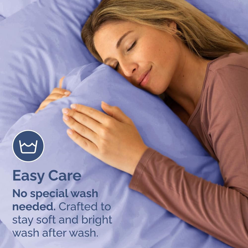 Standard Pillow Cases Set of 10 - Ultra Soft Hotel Quality Pillowcase Covers - Comfy, Cozy & Wrinkle Free - Shrink, Stain and Fade Resistant - Machine Washable Pillow Protectors - 10 Pcs Set - White - Colors B