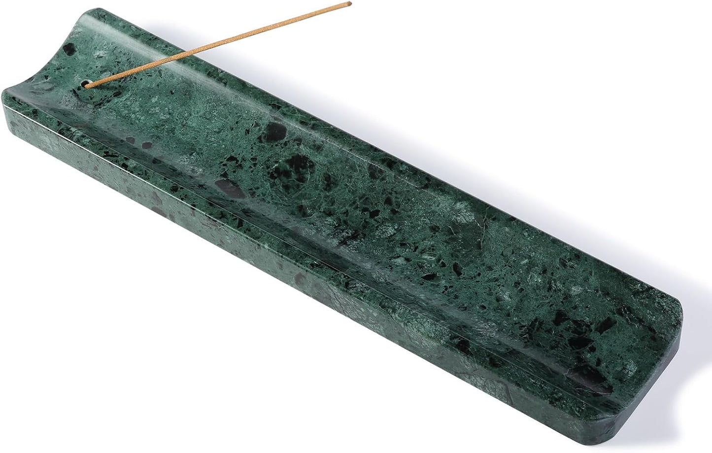 Koville Marble Incense Holder, Incense Holder for Sticks, Incense Sticks Holder Ash Catcher for Meditation Yoga SPA, Natural Stone Incense Burner, Home Table Decor (Grey)