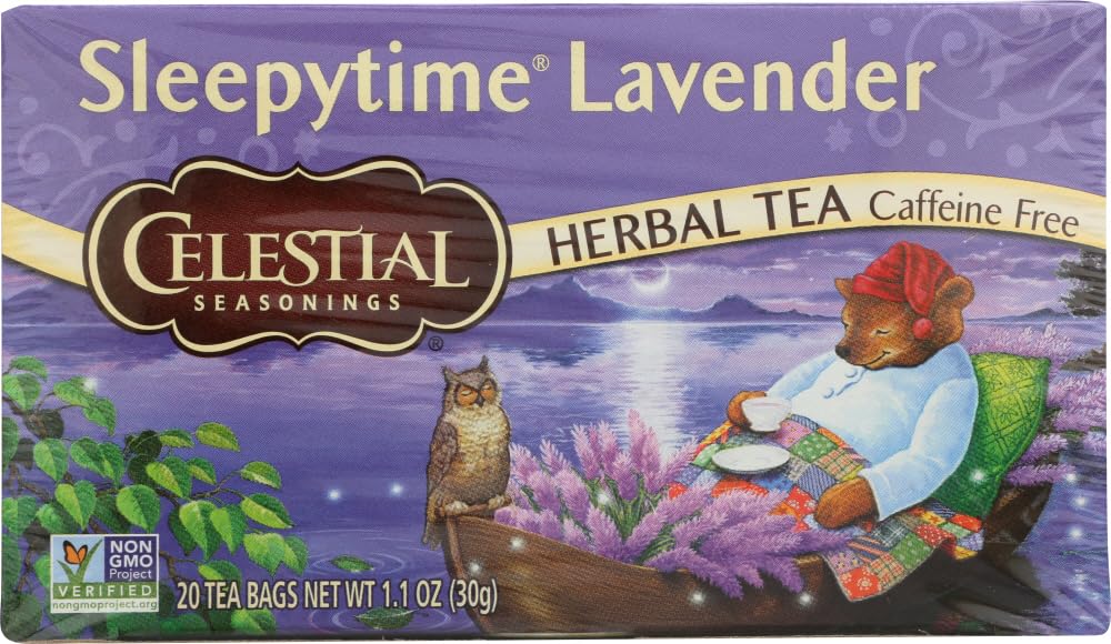 Celestial Seasonings, Tea Herbal Sleepytime Lavender Pack of Two