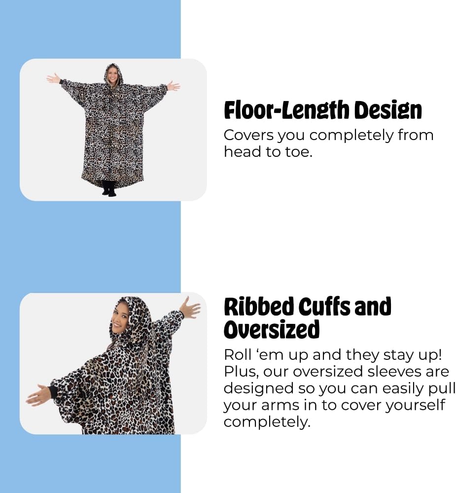 THE COMFY Dream | From Shark Tank | Patented | No Sherpa | Light Wearable Blanket Hoodie | Gift for Women & Men | One Size