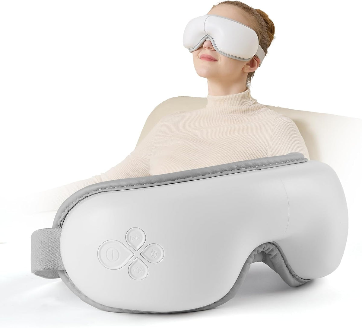 LAOBEN Eye Massager with Heat for Migraine Relief, Dry Eye and Better Sleep