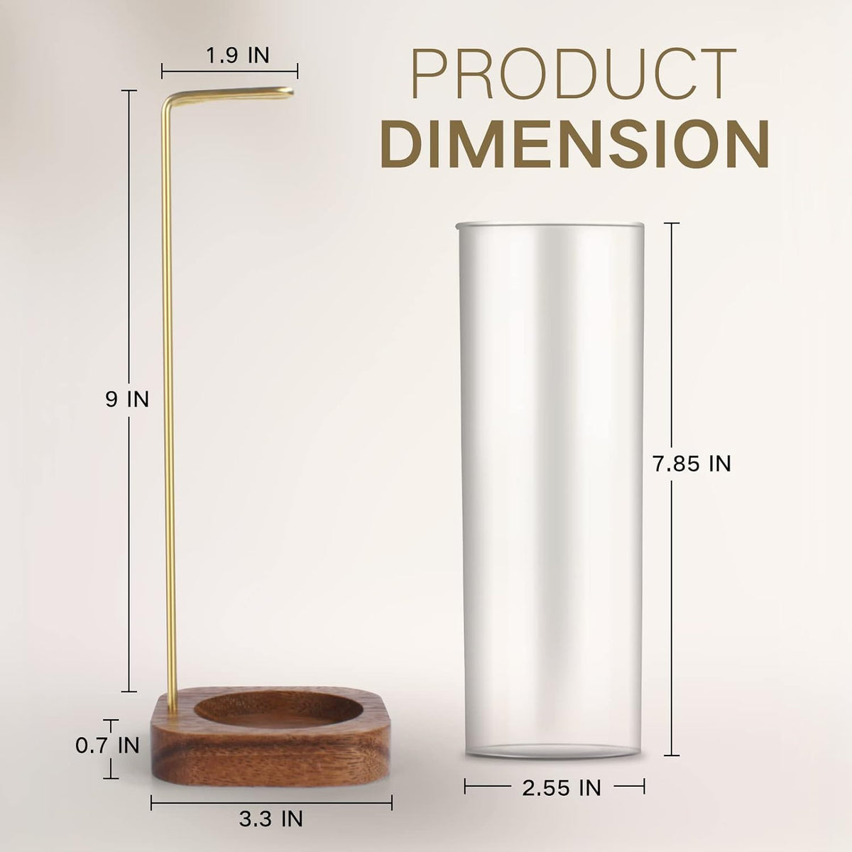 YHAOEN Incense Holder, Insence- Stick Holder [Anti-Ash Flying] with Removable Glass Ash Catcher Mess-Free Incense Burner Holder, Incense Stick Holder for Home Decor Yoga Spa, Unique Incense Burner