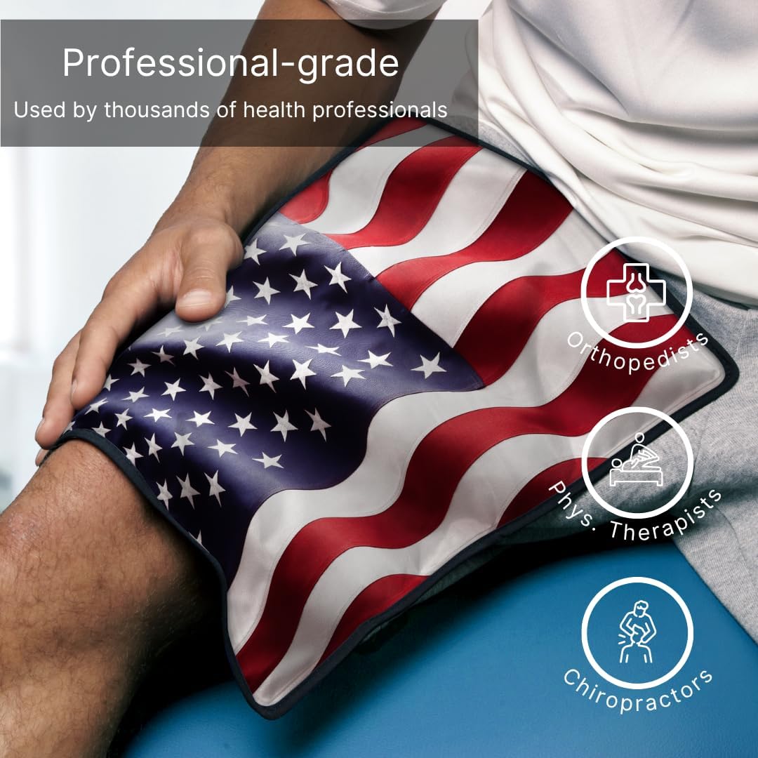 2 FlexiKold Gel Ice Packs (Standard Large: 10.5" x 14.5") - Reusable Cold Pack for Injuries, for Back Pain Relief, Migraine Relief Pad, After Surgery, Postpartum, Headache, Shoulder - 6300-COLD 2PK