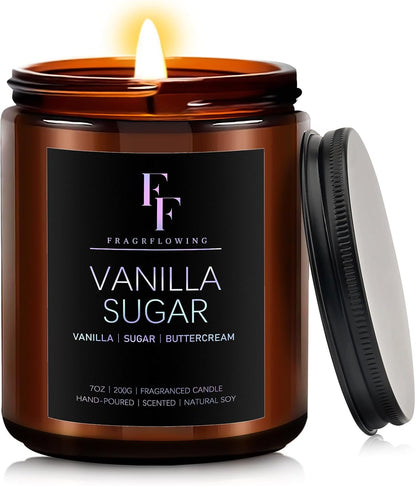 Scented Candles for Home Scented Aromatherapy Candles, 4 Pack 28 Oz Soy Wax Candle Gift Set Valentine's Day Gift for Women Men (Lavender/Vanilla//Sandalwood Rose/Moroccan Amber)