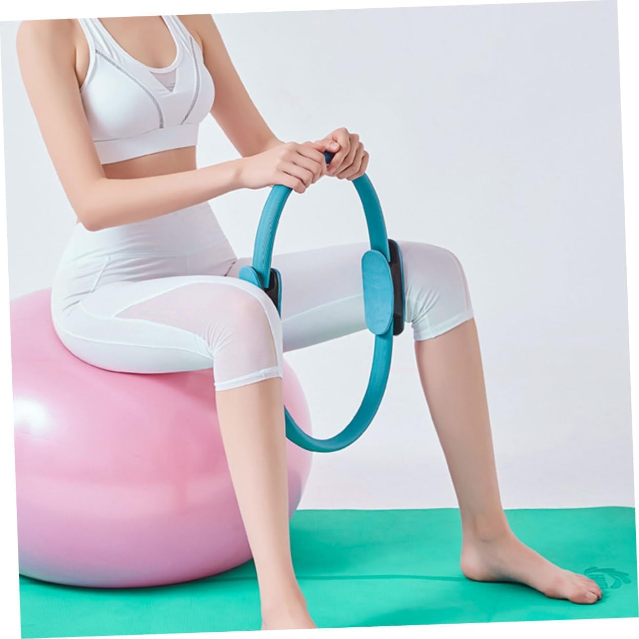 Pilates Circle Yoga Blocks Yoga Mat Gym Equipment Yoga Straps for Stretching Exercise Bands Exercise