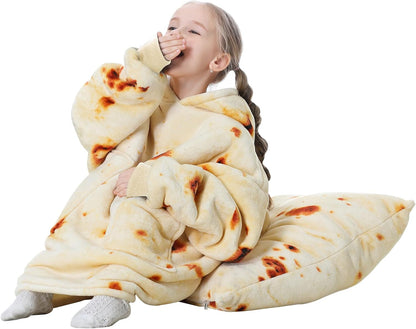 Aemicion Strawberry Blanket Hoodie,Oversized Sherpa Wearable Hooded Blanket,Warm Cozy Sweatshirt Gifts for Women Girls Adult