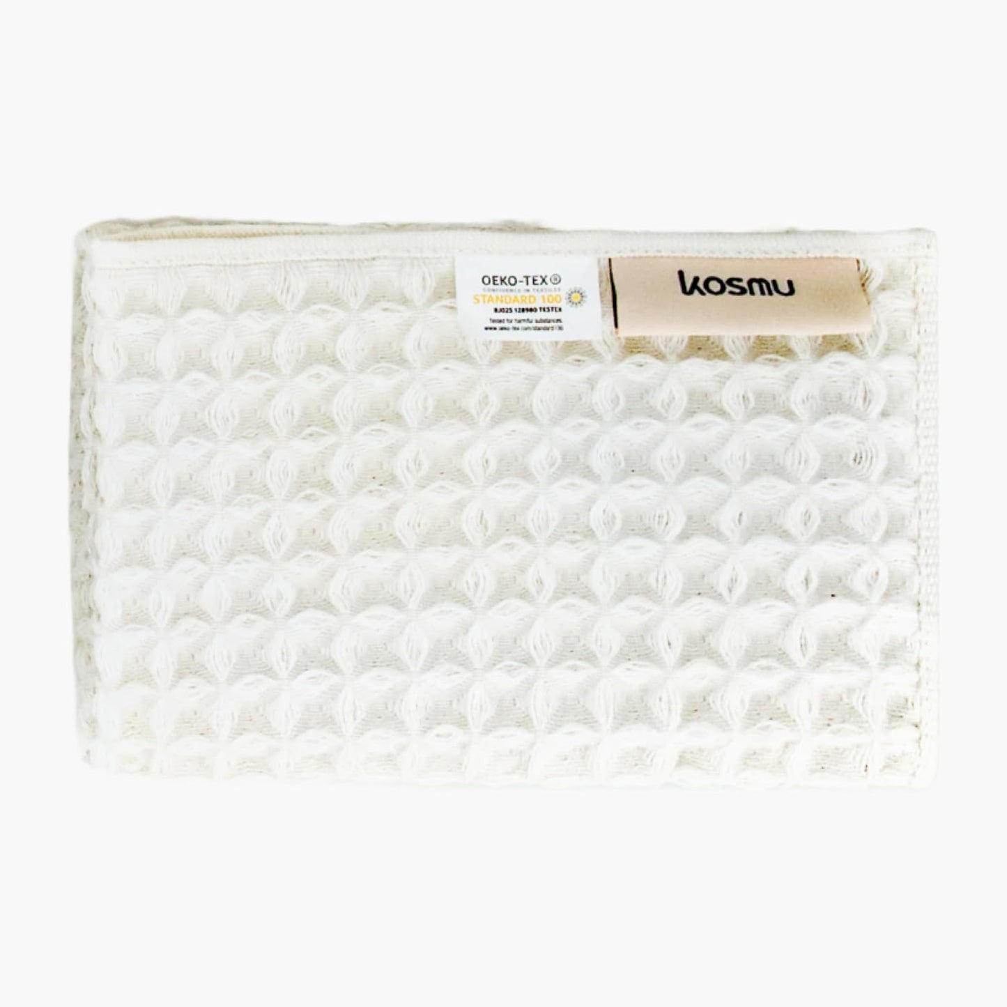 Luxury Organic Japanese Cotton Hair Drying Waffle Towel Wrap for Women | Absorbent, Quick-Dry Head Turban for Shower, Sauna, Spa | Extra Large for Long, Curly, Straight Hair With Button (White, 1 Pc)