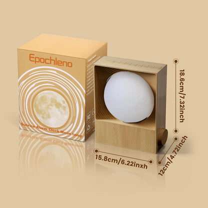 Sunrise Alarm Clock, White Noise Machine, Wood Grain
