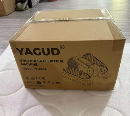 Yagud Under Desk Machine, Electric Elliptical Leg Exerciser for Senior, 13 Adjustable Speeds Quiet and Portable Seated Pedal Exerciser for Training with Remote Control