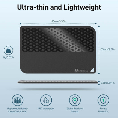 2026 Apple MFi Certified Wallet Tracker Smart Card for Find My