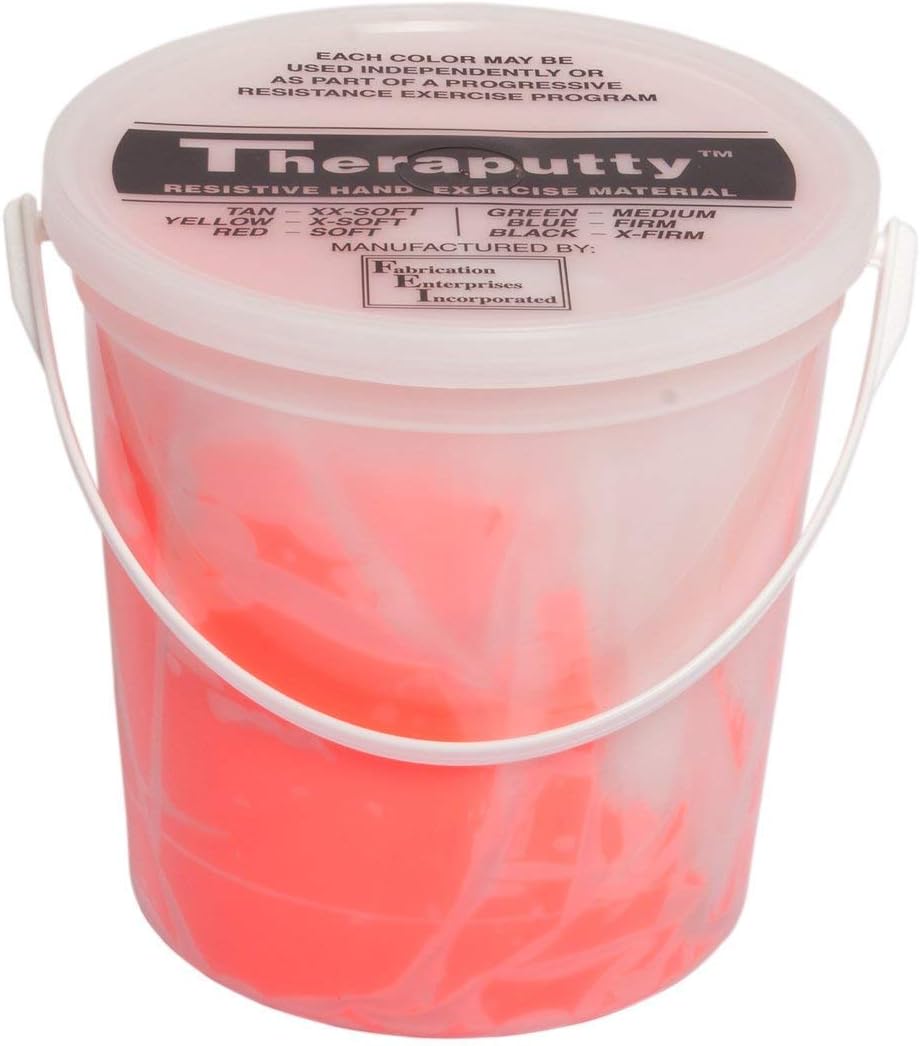 CanDo TheraPutty Standard Hand Exercise Putty For Rehabilitation, Exercises, Hand Therapy, and Occupational Therapy. Use To Strengthen Hand Muscles, Improve Fine Motor Skills, And Decrease Stress