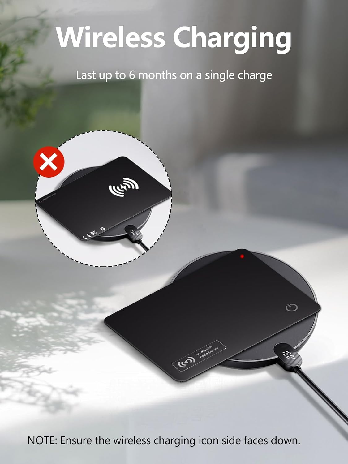 Wallet Tracker Card for Apple & Android