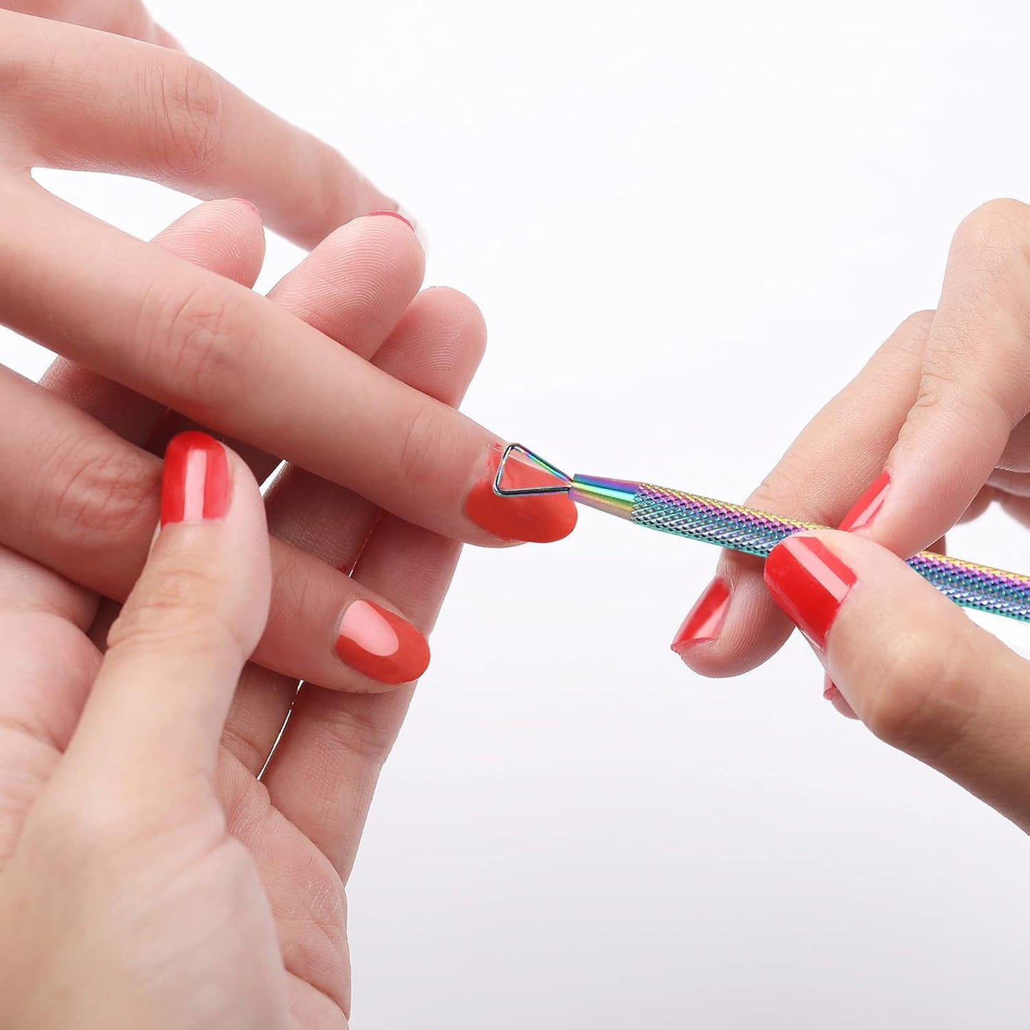 YINYIN Cuticle Trimmer with Cuticle Pusher and Cutter, Professional Stainless Steel Nippers, Cutter Clippers, Cuticle Remover, Pedicure Manicure Tools for Fingernails and Toenails, Sliver