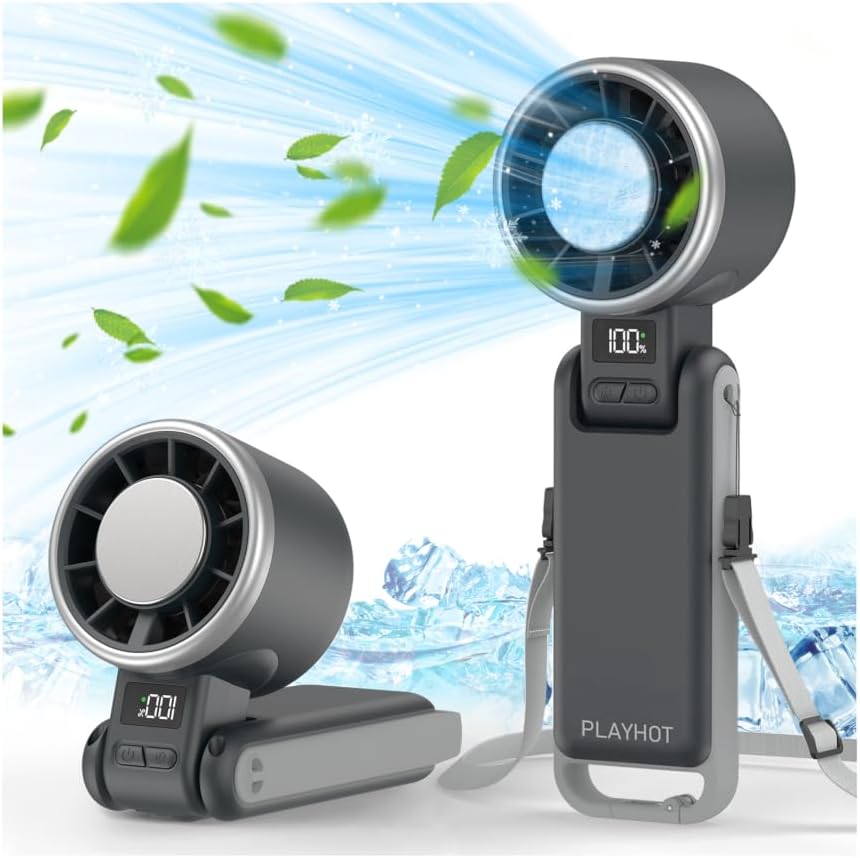 PlayHot Portable Handheld Cooling Fan, Travel Essentials, Gifts for Women
