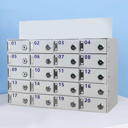 Acrylic Phone Storage, Wall-Mounted Charging Station, 40 Slots Pocket Holder for Mobile Phones, Compact Desk for Home & Office Use,80Slots