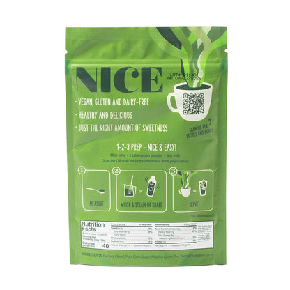 Two Leaves and a Bud Nice Matcha Latte Blend, Japanese Matcha Green Tea Powder, 2 Resealable Bags, 224g