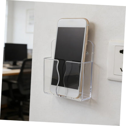 Lurrose Wall Mount Phone Charger Stand with Charging Hole, 4 Pack PC