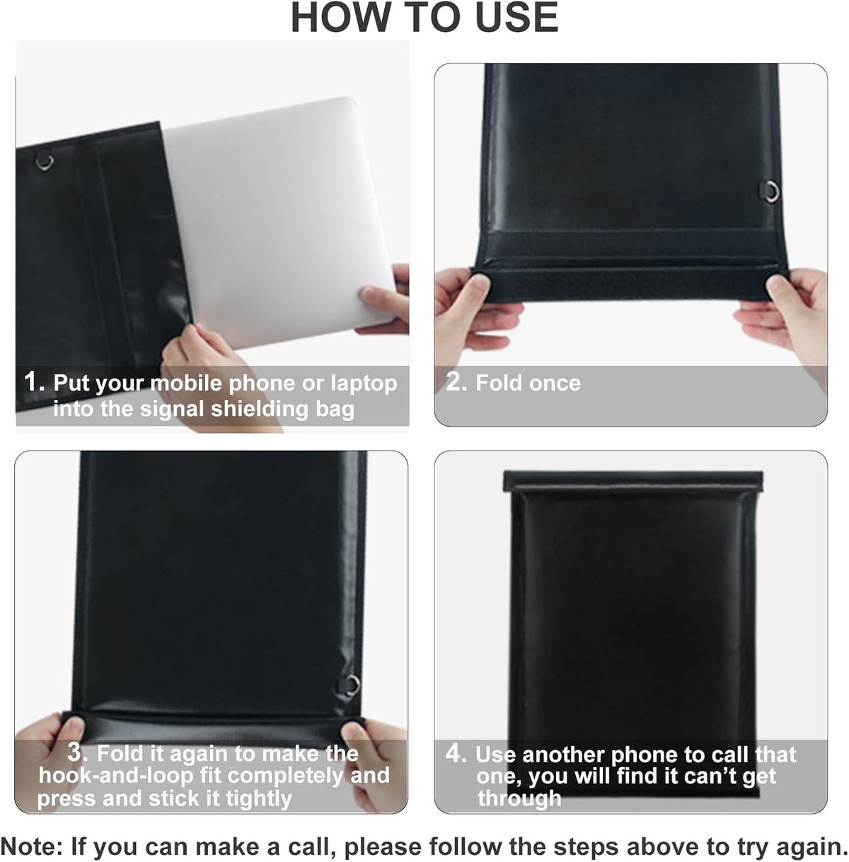 yaokvide Faraday Bags for Phones & Car Keys, Fireproof & Waterproof Faraday Key Fob Protector, Anti-Theft Signal Blocker Pouch