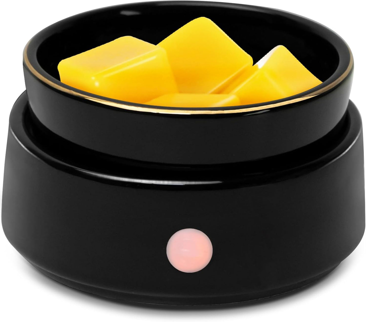Candle Wax Melt Warmer with Safety Timer Auto Shut-Off Ceramic Electric Wax Burner Melter Timer Adjust Fragrance Intensity for Scented Wax Melts Candle Jars Essential Oils Home Office Gift Decor