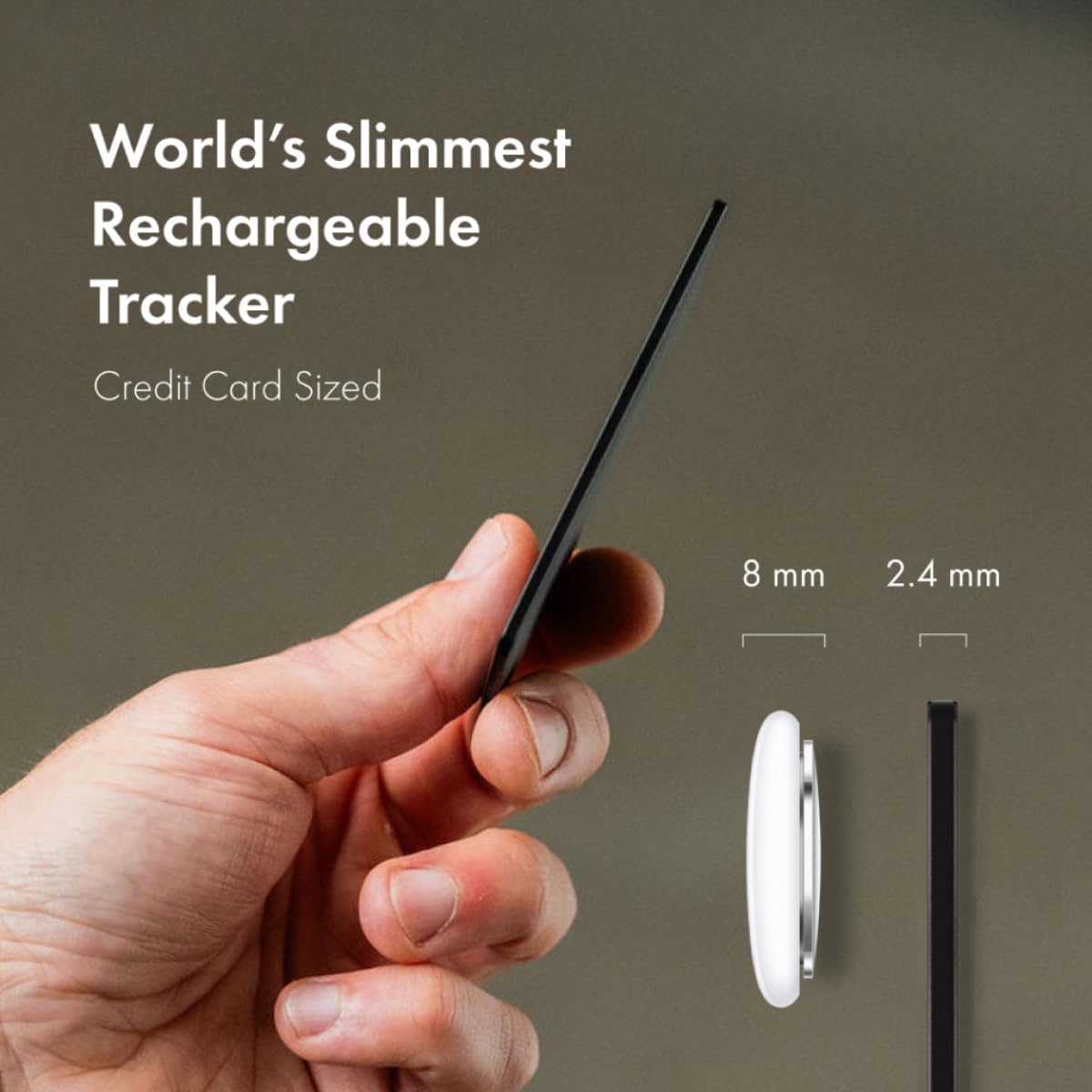 Ekster Finder Card,Wallet Tracker Card,Rechargeable Bluetooth Tracking Card