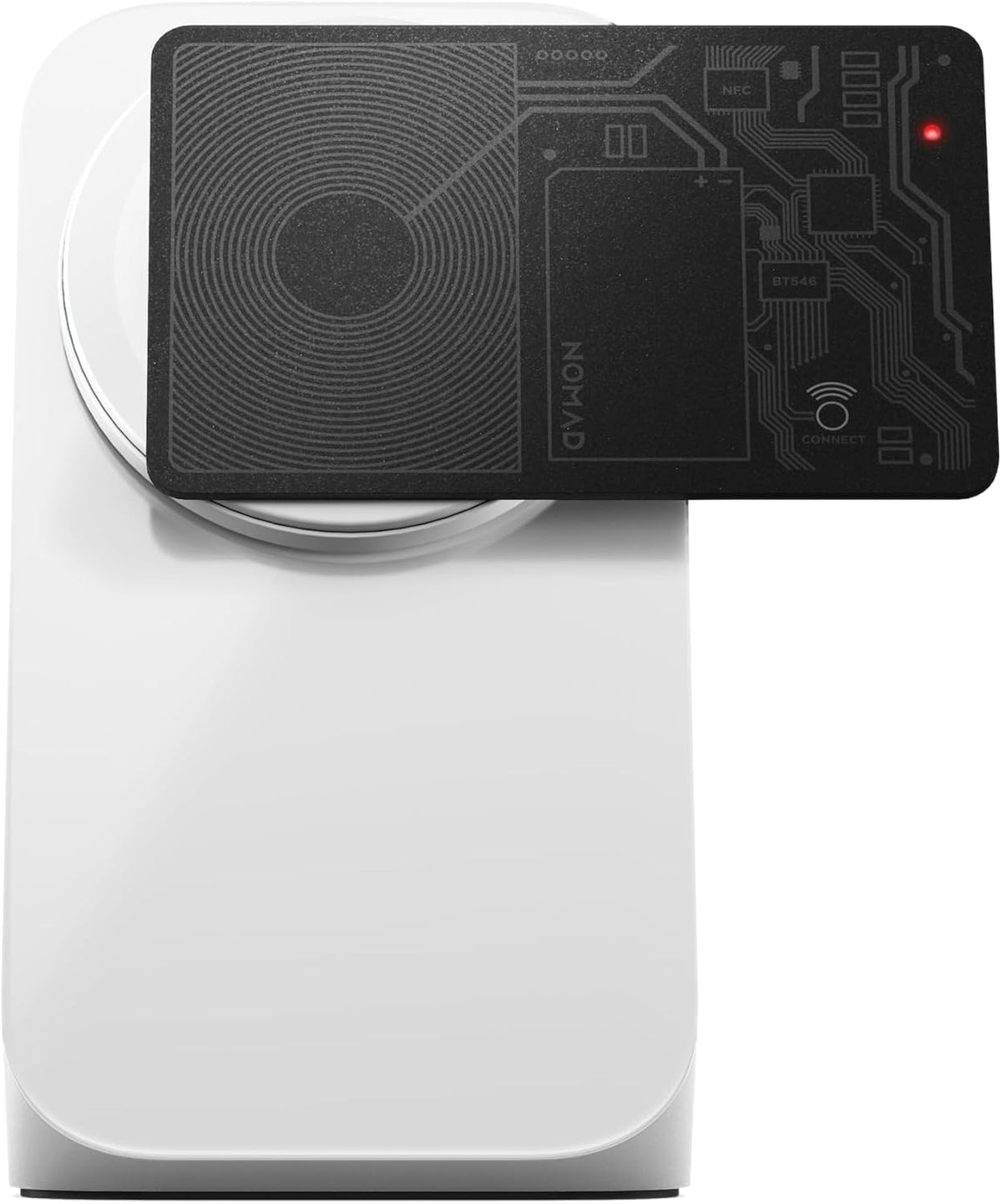 Nomad Tracking Card Carbide, Slim Card Tracker with IPX7 Waterproof and Dust Proof Card Tracker for Wallet & Luggage, 5 Months GPS Tracker Long Battery Life, Rechargeable, Compatible with iOS Only