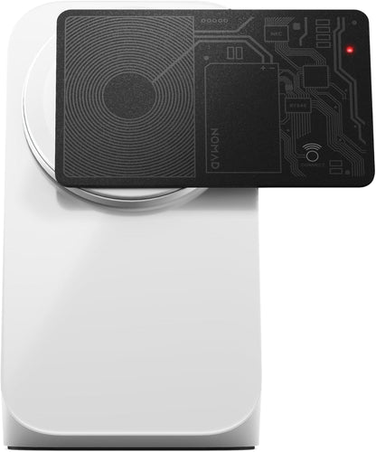 Nomad Tracking Card Carbide, Slim Card Tracker with IPX7 Waterproof and Dust Proof Card Tracker for Wallet & Luggage, 5 Months GPS Tracker Long Battery Life, Rechargeable, Compatible with iOS Only