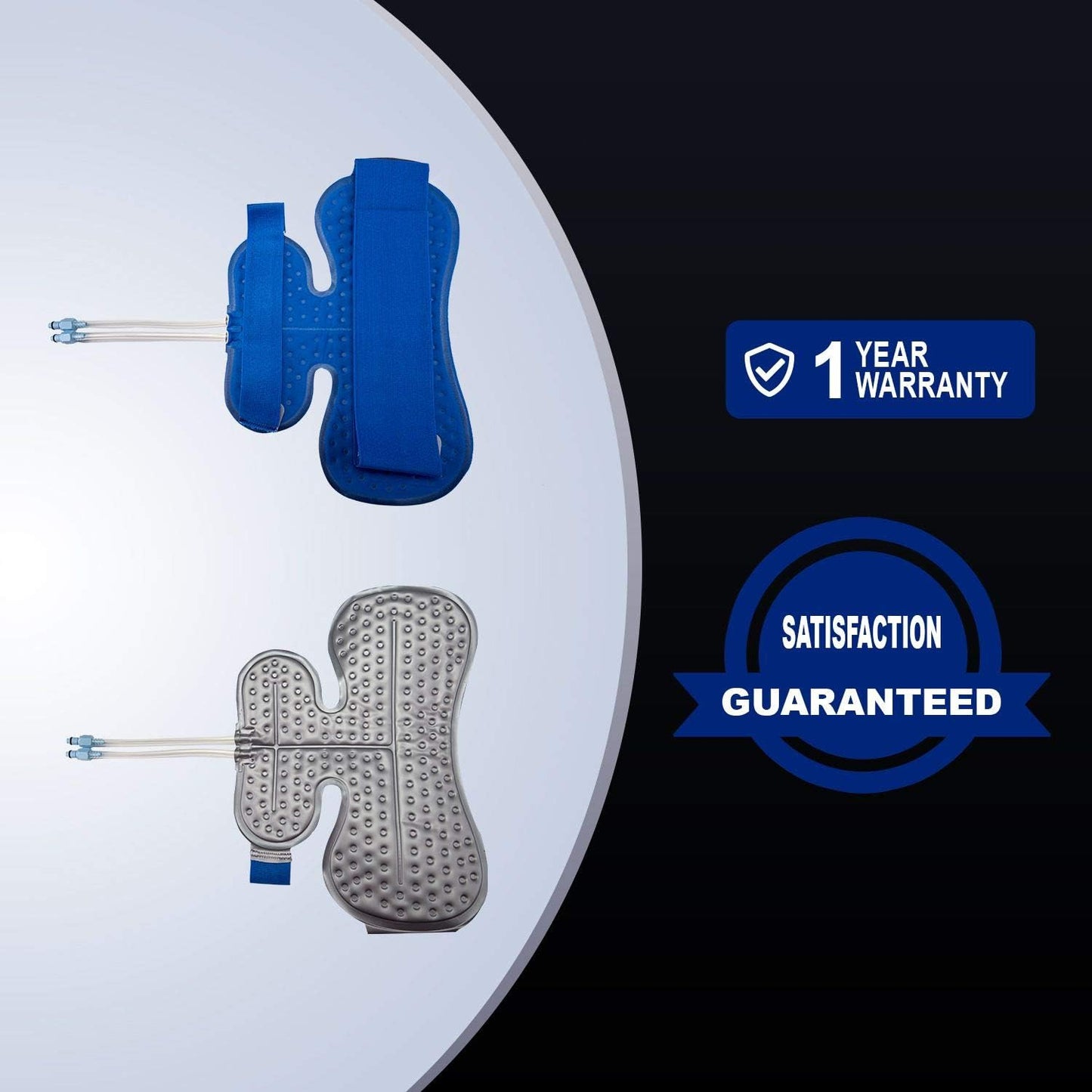 Cold Water Therapy Kneepad for use with Cryotherapy Units - Pad Only for Circulating Ice Machine for Knee Surgery, Injury, ACL - Pain Relief Cold Therapy Pad for Post Surgery Recovery