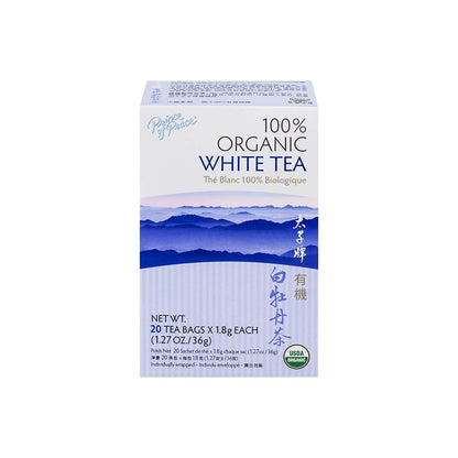 Prince of Peace Organic White Tea, 20 Tea Bags