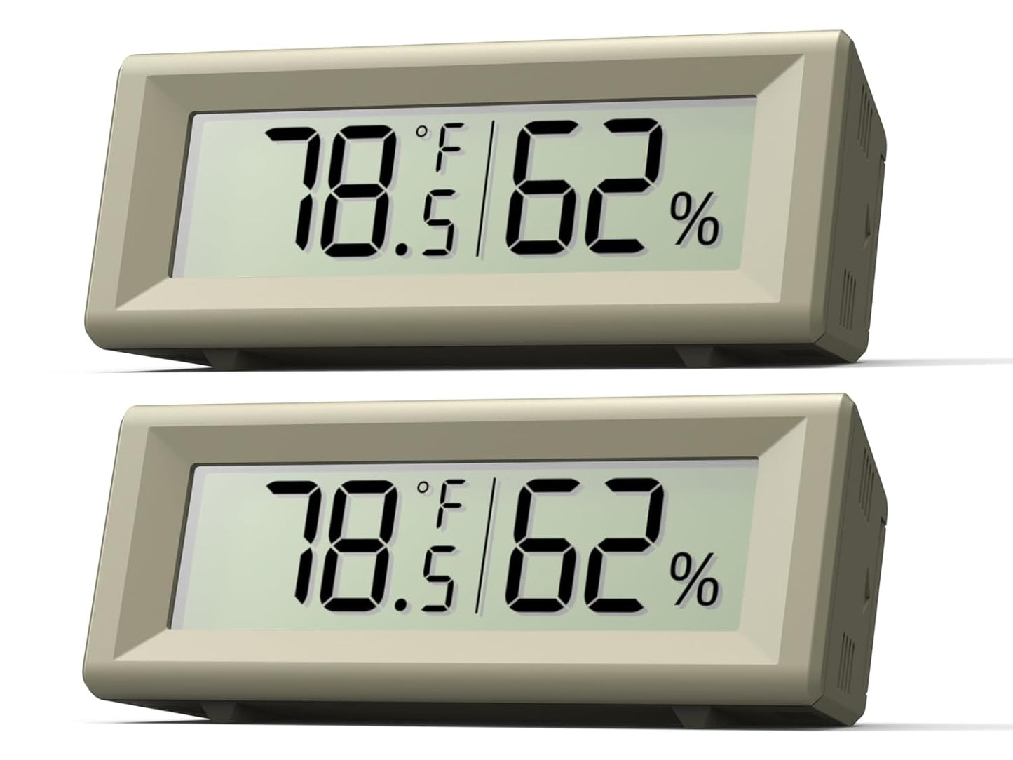 Small Digital Hygrometer, Humidity Meter, Indoor Thermometer, Room Temperature and Humidity Monitor, Gauge with Accurate Sensor, for House, Home, Baby Room, Greenhouse, Humidor, Incubator, Reptiles