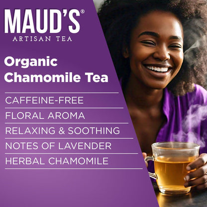 Maud's Organic Chamomile Lavender Tea Pods - 24ct