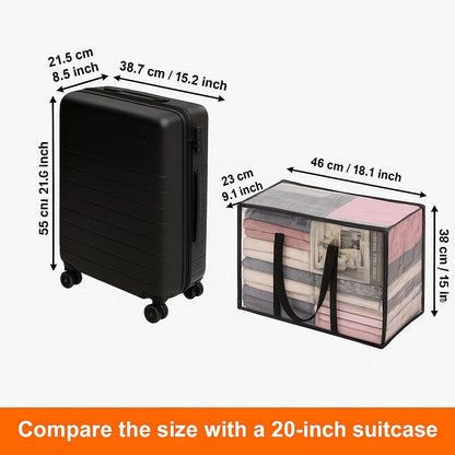Vieshful Clear Storage Bags for Clothes Blanket Comforter & Bedding