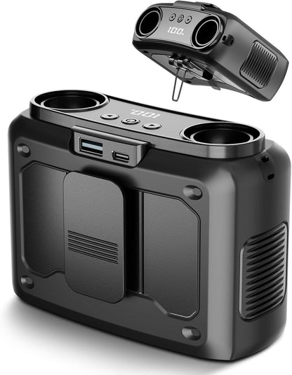 20000mAh Personal Fan, 22000RPM Dual Motors Portable Fans, True High Speed