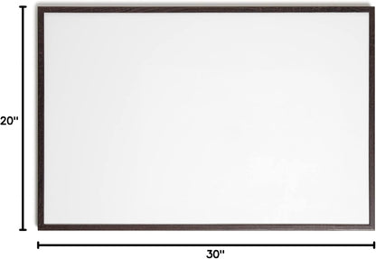 U Brands Magnetic Whiteboard, White Board Dry Erase Board for Wall, 11 x 18
