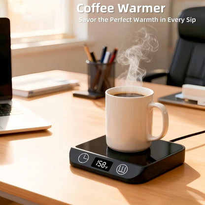 Coffee Mug Warmer & Candle Warmer 2-in-1, Electric Cup Warmer for Desk