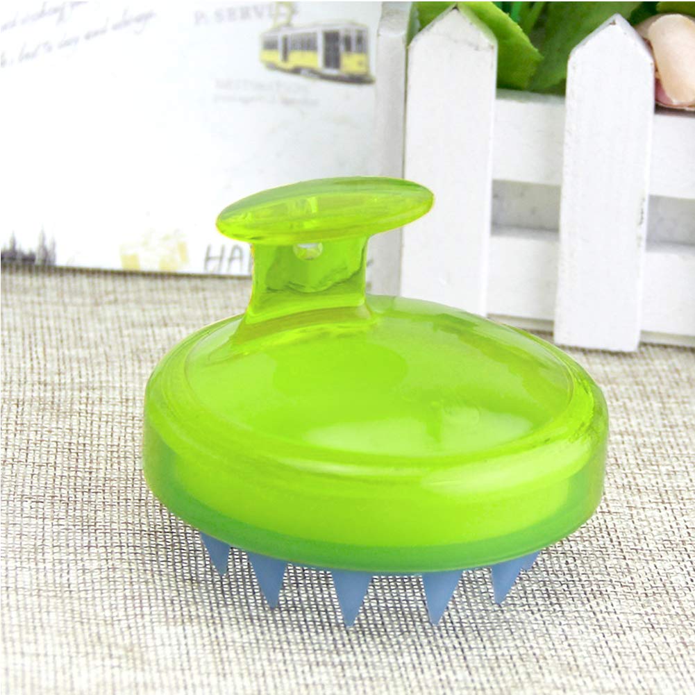 INVODA Scalp Massager Shampoo Brush Soft Silicone Bristles for Dandruff Removal & Hair Growth, Waterproof Wet/Dry Use, Men, Women & Pets
