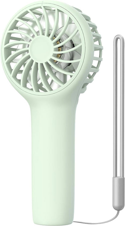 EasyAcc Portable Waist Fan, 4-in-1 Wearable Personal Fan with Dual Clip, Neck Fan & Desk Fan, 4 Speeds Powerful Turbo Airflow, Rechargeable USB-C Belt Fan for Outdoor Work, Camping, Travel