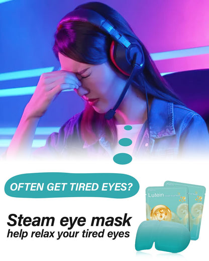 16 Packs Steam Eye Mask,Warm Eye Compress for Dry Eyes Sleep Mask,Hot Auto Heated Eye Masks Relaxing Items for Women Moist Heat for Eyes Soothing Eye Fatigue,Disposable EyeMask for SPA Essentials