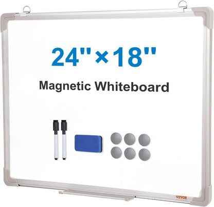 VEVOR Dry Erase Calendar for Wall, 36 x 24 Inches Whiteboard Calendar, Monthly Planner Magnetic Dry Erase Board, 1 Magnetic Erase & 2 Dry Erase Marker & Movable Tray for Restaurant Office Home School