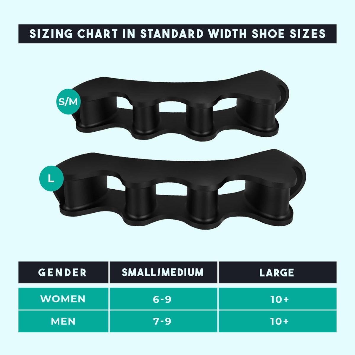 VYCE PrimalStep Toe Separators, Spreaders, Spacers, S/M
