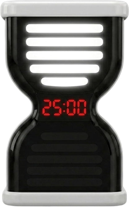 Pomodoro Timer for Productivity, Visual Countdown with Light Flow, Flip Timer 25/5 min, Custom Countdown Count-up, USB-C Rechargeable, Silent, Study for Kids Students ADHD Gift Work Classroom Office