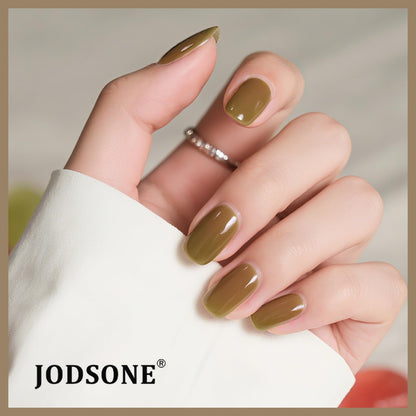 JODSONE Gel Nail Polish Kit 60 PCS with U V Light Soak off Base Top Coat 55 Shine Colors Gel Nail Kit Bright and Dark Brown Wine Red Series Manicure Set for Women and Girls
