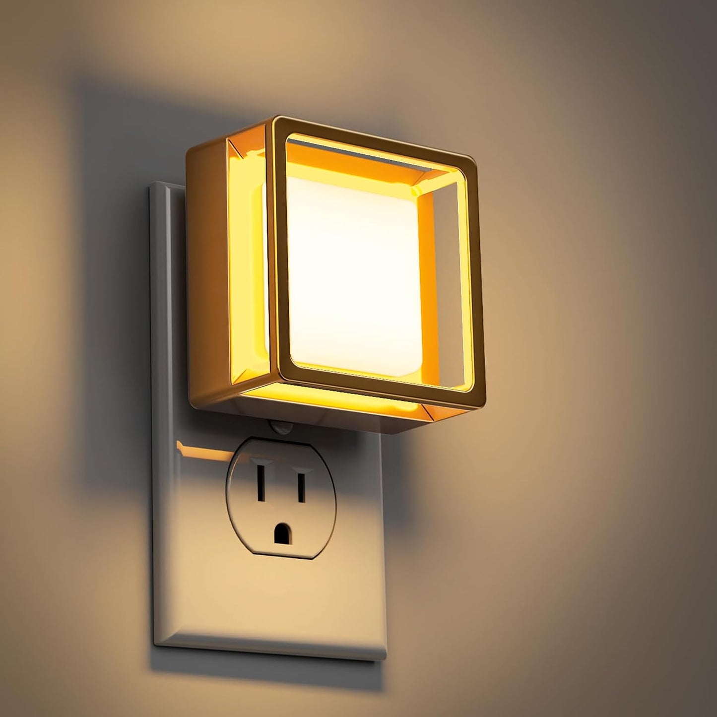 DORESshop LED Night Light, Night Lights Plug Into Wall [2 Pack] with Dusk-to-Dawn Sensor, Dimmable Nightlights, Adjustable Brightness for Bathroom, Hallway, Bedroom,Kids Room,Stairway,Soft White
